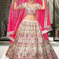 Lehenga Choli Silk Off White Embroidered Lehenga Choli