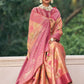 Trendy Saree Organza Orange Weaving Saree