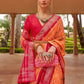 Trendy Saree Patola Silk Orange Weaving Saree