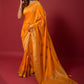 Trendy Saree Silk Orange Woven Saree