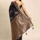 Designer Organza Blue Woven Saree