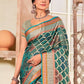 Trendy Saree Organza Multi Colour Fancy Work Saree