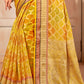 Trendy Saree Organza Multi Colour Fancy Work Saree