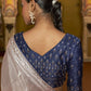 Contemporary Organza Pink Lace Saree