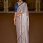 Contemporary Organza Pink Lace Saree