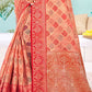 Designer Organza Multi Colour Embroidered Saree