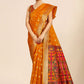 Trendy Saree Organza Mustard Weaving Saree