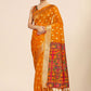 Trendy Saree Organza Mustard Weaving Saree