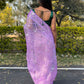 Classic Organza Purple Embroidered Saree