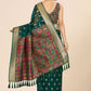 Classic Organza Green Weaving Saree
