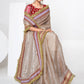 Trendy Saree Organza Cream Dori Work Saree