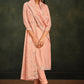 Salwar Suit Organza Peach Embroidered Salwar Kameez