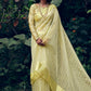 Classic Organza Green Woven Saree