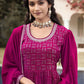 Palazzo Salwar Suit Georgette Rani Embroidered Salwar Kameez