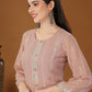 Palazzo Salwar Suit Georgette Pink Embroidered Salwar Kameez