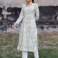 Pant Style Suit Cotton White Digital Print Salwar Kameez