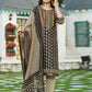 Pant Style Suit Cotton Black Lace Salwar Kameez