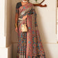 Classic Pashmina Grey Kashmiri Saree