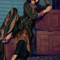 Palazzo Salwar Suit Pashmina Black Digital Print Salwar Kameez