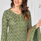 Salwar Suit Pashmina Green Embroidered Salwar Kameez