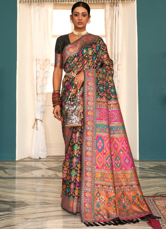 Classic Pashmina Multi Colour Kashmiri Saree