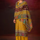 Palazzo Salwar Suit Pashmina Yellow Digital Print Salwar Kameez