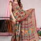 Classic Chiffon Red Patola Print Saree