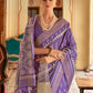 Classic Patola Silk Lavender Weaving Saree