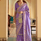 Classic Patola Silk Lavender Weaving Saree
