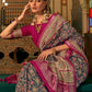 Classic Patola Silk Blue Weaving Saree