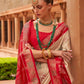 Classic Patola Silk Cream Weaving Saree