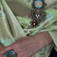 Classic Patola Silk Green Hand Work Saree
