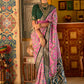 Contemporary Patola Silk Pink Weaving Saree