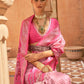 Designer Patola Silk Pink Weaving Saree
