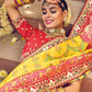 Trendy Saree Patola Silk Yellow Embroidered Saree