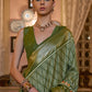 Classic Patola Silk Sea Green Print Saree