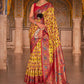 Contemporary Patola Silk Yellow Weaving Saree