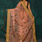 Designer Fancy Fabric Peach Digital Print Saree