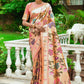 Classic Silk Peach Woven Saree