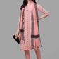 Salwar Suit Cotton Peach Weaving Salwar Kameez