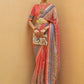 Traditional Saree Silk Peach Woven Saree