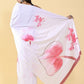 Casual Satin Silk Pink White Digital Print Saree