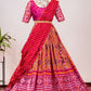 Lehenga Choli Chinon Pink Yellow Embroidered Lehenga Choli