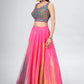 Lehenga Choli Art Silk Pink Digital Print Lehenga Choli