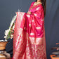 Classic Banarasi Silk Pink Weaving Saree