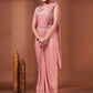 Classic Imported Pink Patch Border Saree