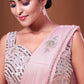 Designer Imported Pink Patch Border Saree