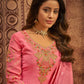 Floor Lenght Salwar Suit Brasso Pink Diamond Salwar Kameez