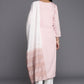 Straight Salwar Suit Chanderi Cotton Pink Embroidered Salwar Kameez