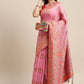 Classic Cotton Pink Woven Saree